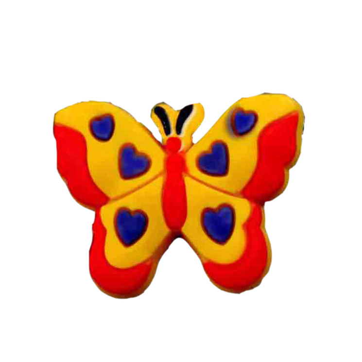 Pin´zz Papillon jaune / rouge
