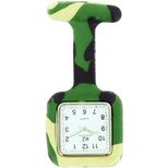 Montre Infirmière Silicone Carre Camouflage