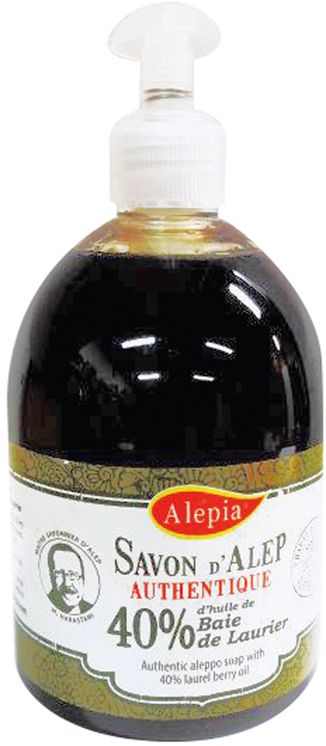 Pouss’ savon liquide d’Alep authentique 40% de laurier