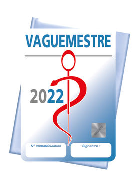 Caducée Vaguemestre 2024 + pochette adhésive