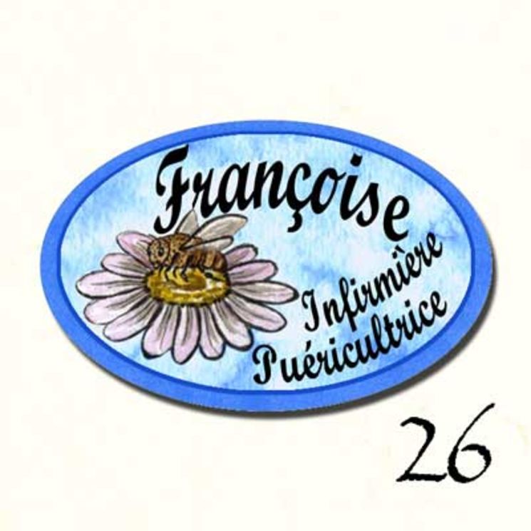 Badge Métal Marguerite