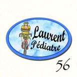 Badge Métal Cycliste