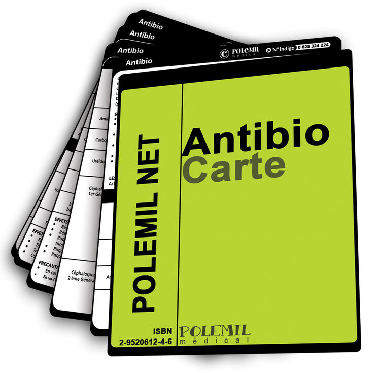Cartes infirmière antibio